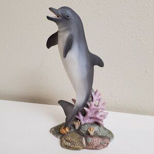 Maruri Studio "Wonders of the Sea" Dolphin Porcelain Figurine 1994